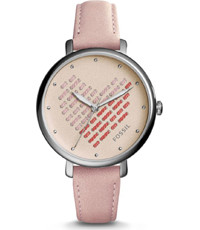 Watch strap Fossil ES4153 Leather Beige 14mm