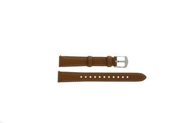 Watch strap Fossil ES4274 Leather Cognac 14mm