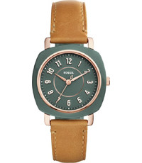 Watch strap Fossil ES4279 Leather Brown 18mm