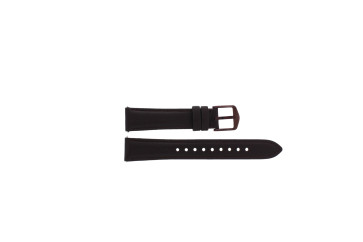 Watch strap Fossil ES4464 Leather Purple 16mm