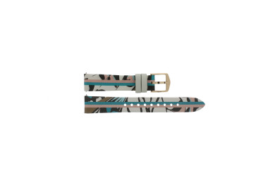 Watch strap Fossil ES4609 Leather Multicolor 16mm