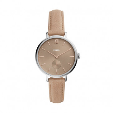 Watch strap Fossil ES4664 Leather Brown 14mm