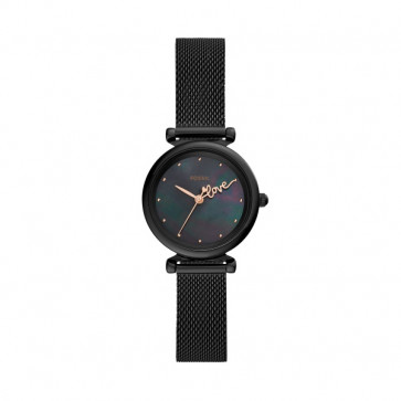 Watch strap Fossil ES4829 Steel Black 12mm