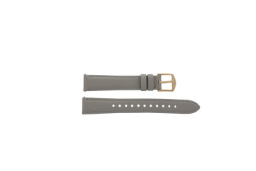 Watch strap Fossil ES5097 Leather Grey 16mm