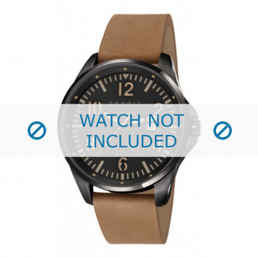 Esprit watch strap ES107601-002   Leather Brown