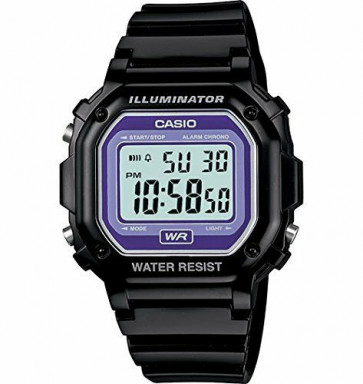 Casio watch strap 10409326 Plastic Black 18mm 