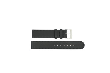Watch strap Universal E100 Leather Black 16mm