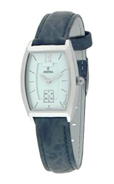 Watch strap Festina F16025-4 Leather Green 16mm