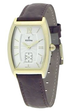 Watch strap Festina F16026-1 Leather Brown 18mm