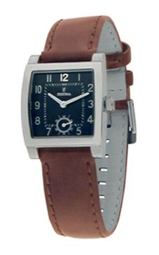 Watch strap Festina F16068-3 Leather Brown 18mm