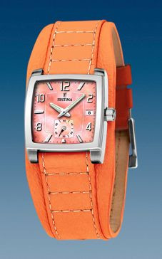 Watch strap Festina F16181 6 Leather 17mm
