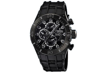 Watch strap Festina F16575-1 / F16575-32 Rubber Black