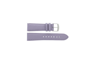 Watch strap Festina F16590-3 Leather Purple 22mm