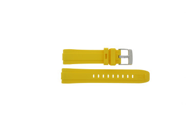 Watch strap Festina F20544-4 Rubber Yellow 22mm
