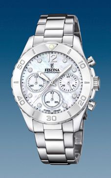 Watch strap Festina F20603 Stainless steel Steel