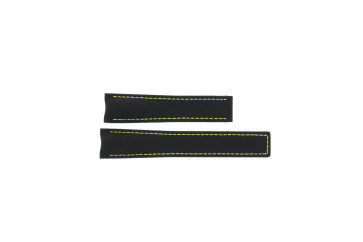 Watch strap Tag Heuer Way211A / FC6362 Leather/Textiles Black 20.5mm