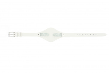 Fossil watch strap ES-2829 Leather White 8mm 