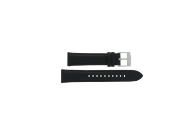 Watch strap Fossil FS4840 Leather Black 20mm
