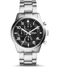 Watch strap Fossil FS5137 Stainless steel Steel 22mm