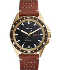 Watch strap Fossil FS5320 Leather Brown 22mm