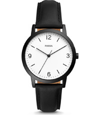 Watch strap Fossil FS5431 Leather Black 20mm