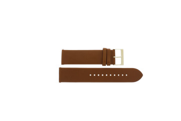 Watch strap Fossil FS5473 Leather Brown 22mm