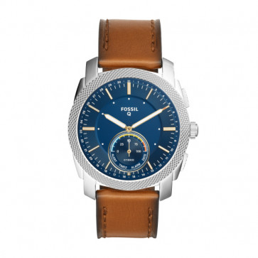 Watch strap Fossil FTW1162 Leather Brown 24mm