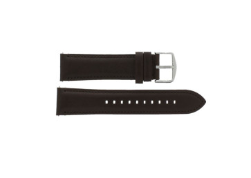 Watch strap Fossil FTW2119 Leather Brown 22mm