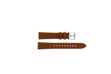 Watch strap Fossil FTW5027 Leather Brown 16mm