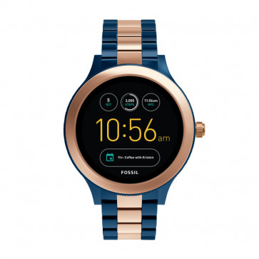 Watch strap Fossil FTW6002 Stainless steel Multicolor 18mm