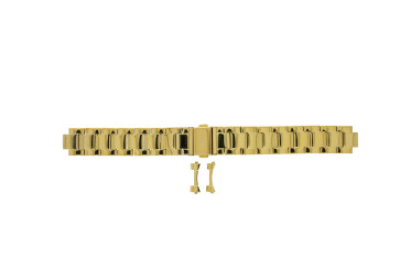 Watch strap Guess GW0001L2 / W0001L2 / Sugar Steel Gold toned 16mm