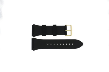Watch strap Guess W0048G2 / GW0048G2 Rubber Black 27mm