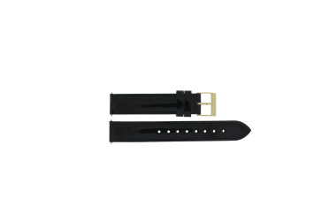 Watch strap Guess GW0098L3 / W0098L3 / Sugar Leather Black 16mm