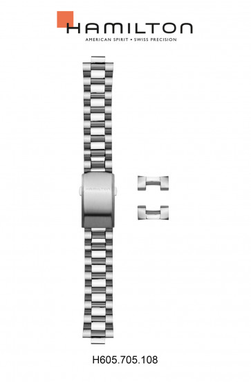Hamilton metal watch new arrivals band