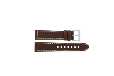 Watch strap Hamilton H690704104 Leather Brown 20mm
