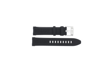 Watch strap Hamilton H82515330 / H691825100 Rubber Black 22mm