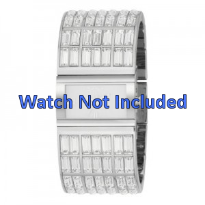 DKNY watch strap NY-3768 Steel Silver 20mm 