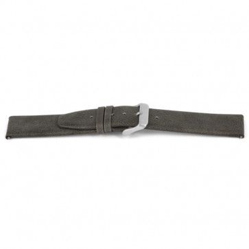 Watch strap Universal F811 Leather Grey 18mm