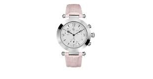 Guess watch strap I22514G2 / 22514G2 Leather Pink + default stitching