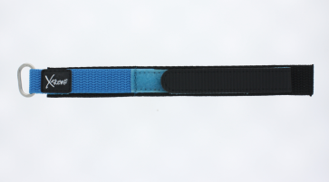 Velcro watch strap 14mm light blue