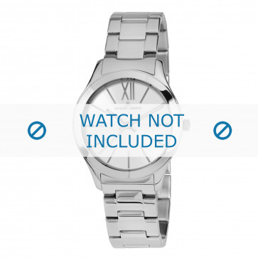 Jacques Lemans watch strap 1-1840F Metal Silver
