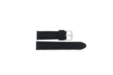 Watch strap Universal JD013 Silicone Black 26mm