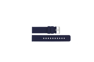 Watch strap Universal JD417.05 Silicone Blue 22mm
