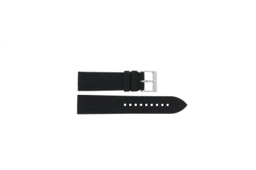Watch strap Universal JD421 Silicone Black 20mm