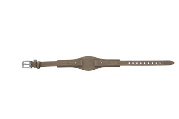 Watch strap Fossil JR1333 / Silver Tone Ran Leather Beige 9mm