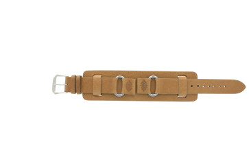 Watch strap Fossil JR8300 Leather Brown 16mm