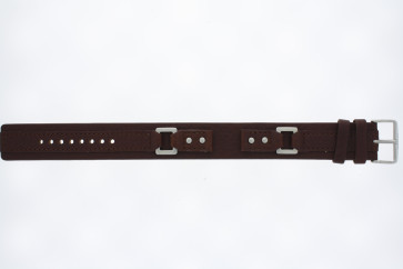 Watch strap Fossil JR9972 Leather Brown