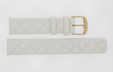 Watch strap Smartwatch Festina F50002/1 / BC10977 Leather White 18mm