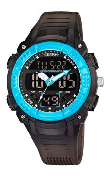 Watch strap Calypso K5601-4 / K5601-5 / K5601-6 / K5601-8 Rubber Black