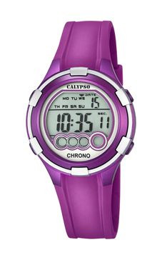 Watch strap Calypso K5692-5 Rubber Purple 12mm